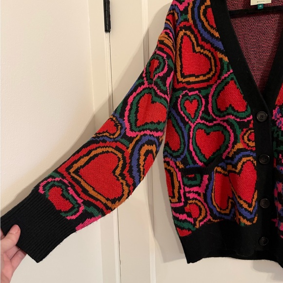 Farm Rio Colorful Pattern Cardigan - Picture 4 of 6